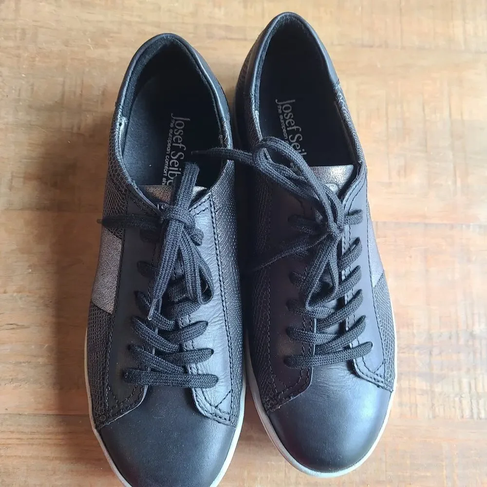 Josef Seibel Womens‎ Leather comfort shoes sneakers Caren Claire EU 37 US 6-6.5